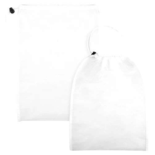 Waldd 2 Packs Pool Vacuum Bag Replacement Pool Leaf Vacuum Net Bag Fine Mesh Bag for Pool Vacuum Aquarium Filter Bag Pool Cleaner Bag (2)