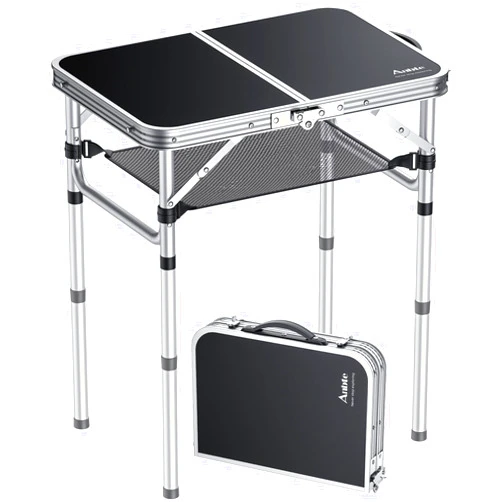 Anbte Folding Camping Table, Aluminum 24