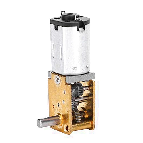 Hilitand DC Brush 6V Mini Gear Motor, Micro Turbo Worm Geared Motor 1218GE‑N20 Reduction Geared Motor(DC6V 35RPM)