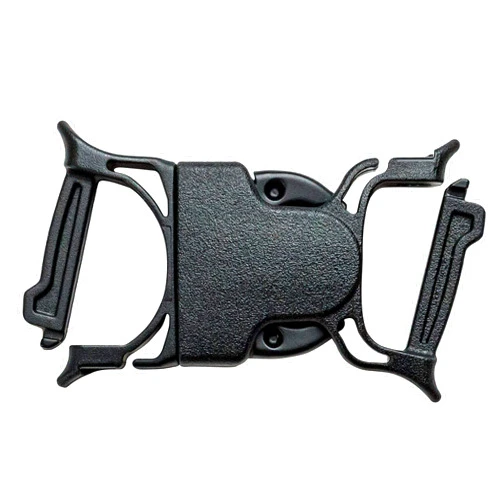 GEAR AID Dual Snap Bar Buckle, 1”, Black