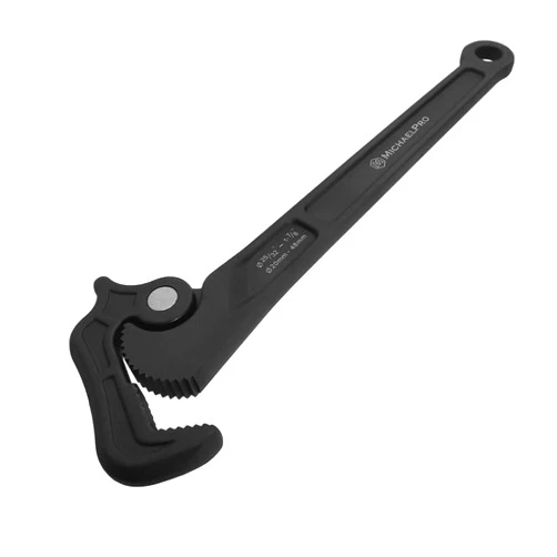 MichaelPro Self Adjusting Pipe Wrench, 14 Inch Multi-Function Spanner Adjustable Plumbing Wrench, Clamping Diameter Up to 1-7/8 Inch (48mm), Adjusting Wrench with Swivel Head