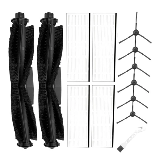 Fixbetter Accessories Kit for Honiture Q6 Pro, for Airrobo T10+, for Laresar L6 Pro Q6 Pro, for Ultenic T10, for Proscenic M8 Robot Vacuum Cleaner Replacement Parts