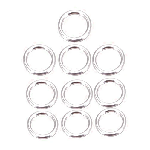 UTSAUTO Oil Drain Plug Gaskets Crush Washers Seals Rings for A3 A4 A5 A6 A7 A8 Q3 Q5 Q7 TT RS7 Jetta Passat Tiguan Golf CC Part # N0138157 10 Pack