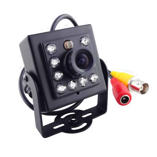 Qcwox HD 1/3 Super CCD 1000TVL 3.6mm 10pcs IR LEDs Mini CCTV Security Camera Surveillance