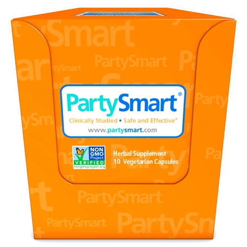 Himalaya PartySmart, One Capsule for a Better Morning After Drinking, Plant Based, Liver Support, Alcohol Breakdown, Clinically Studied, Non-GMO, Herbal Supplement, 10 Capsules