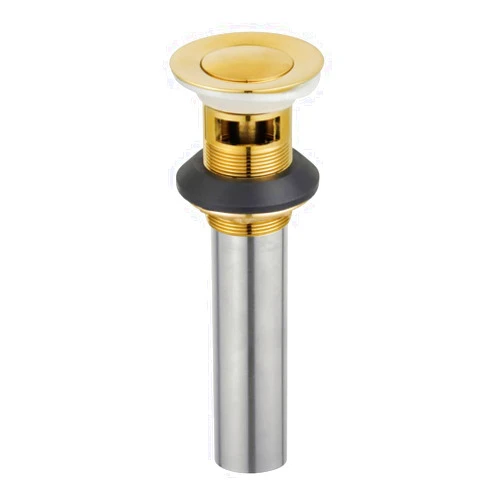 Kingston Brass KB6007 Complement Bathroom Sink Drain, Brushed Brass, 7.06 x 2.38 x 2.38