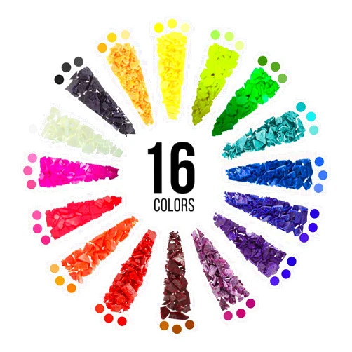 Craft911 Candle Color Dye for Soy Wax - 16 Colors (3g Each) Candle Wax Dye for Candle Making | Natural Cosmetic Grade Candle Dyes for Candle Making | Candle Wax Color Dye