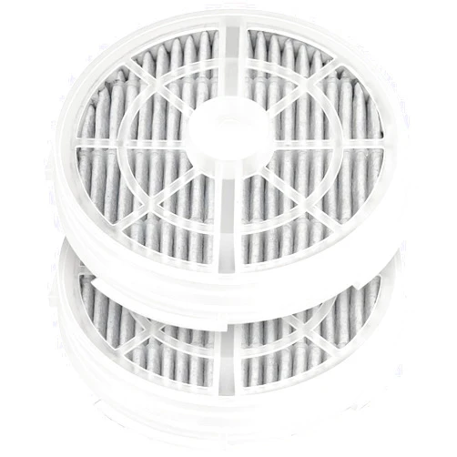 GANGXUN GL2103 HEPA Filter Replacement Compatible with RIGOGLIOSO, JINPUS, LTLKY, Frida Baby, Meleden,SY900S and More Air Purifiers, 4 Inch 3-in-1 Activated Carbon and True HEPA Filters (2-Pack)