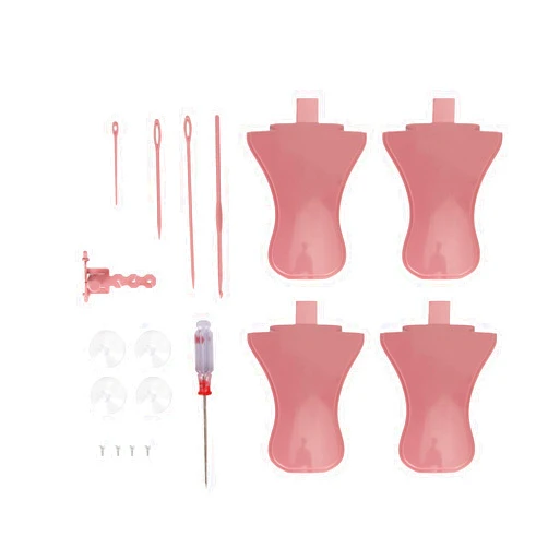 Cyrank Knitting Machines Adapter Set of 18 Knitting Machine Accessories Include Knitting Tensioner Drill Attachment and Knit Hook Kit for Sentro 22 40 48 for Jamit