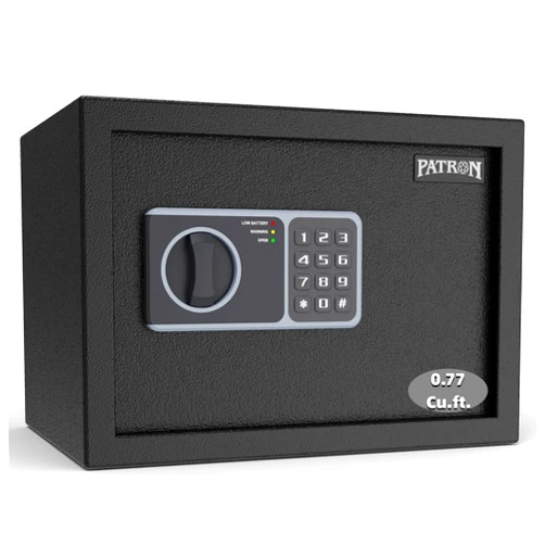 PATRON [0.77 Cu.Ft.]PATRON Safe Box,Lock Box digital security safe for home,Cabinet safe box for money Jewelry documents Keypad Safe for Office Hotel Home,0.77 Cubic Feet