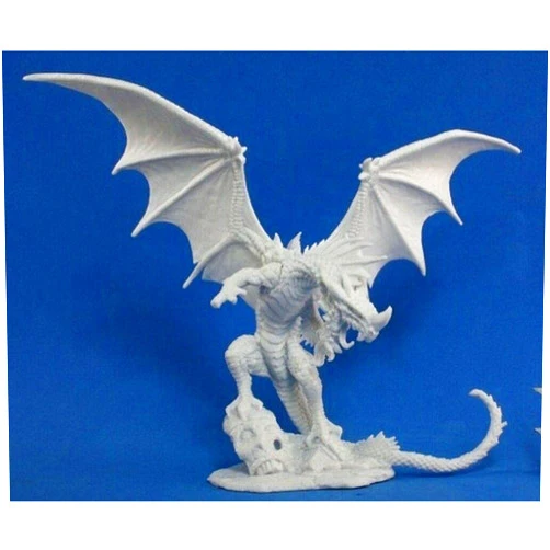 Reaper 89001: Red Dragon - Pathfinder Bones Plastic Miniature