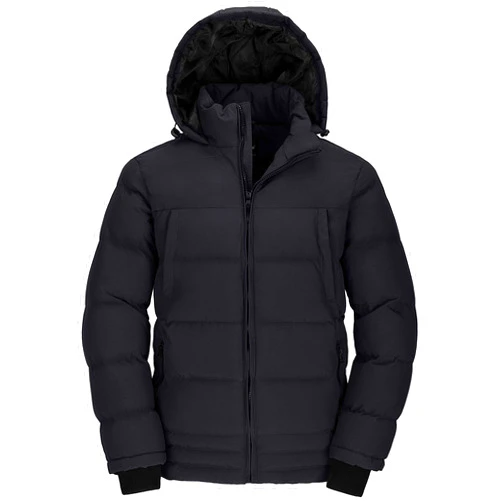Wantdo Men's Thicken Puffer Jacket Insulated Water-Resistant Warm Winter Coat with Hood