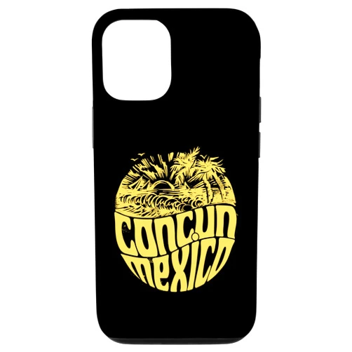 Summer Trip Humor Apparel Collection iPhone 12/12 Pro Cancun Mexico Souvenirs Summer Vacation Trip Gift Case