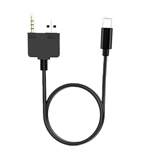 Qkansiw Car 3.5mm Jack Aux Cable Music Interface Adapter Compatible with Hyundai Kia for IP 14 Pro Max 13 12 11 Pro Max X Xs Max XR 8 7 Plus
