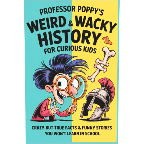 Professor Poppy’s Weird & Wacky History for Curious Kids: Crazy-But-True Facts & Funny Stories You Won’t Learn in School (Young Explorer Series)