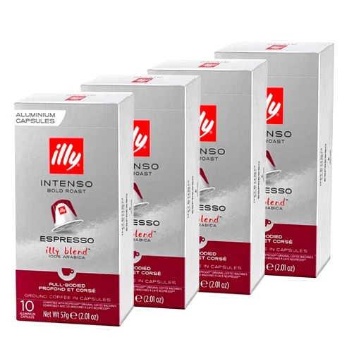 Caffe Assaggio Espresso Intenso Capsules 40 Count Compatible with Nespresso Original Line