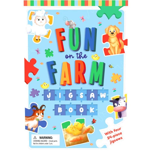 By IglooBooks (Author), Anuki Lopez (Illustrator) Fun on the Farm: a Jigsaw Story with 4, 24-Piece Puzzles