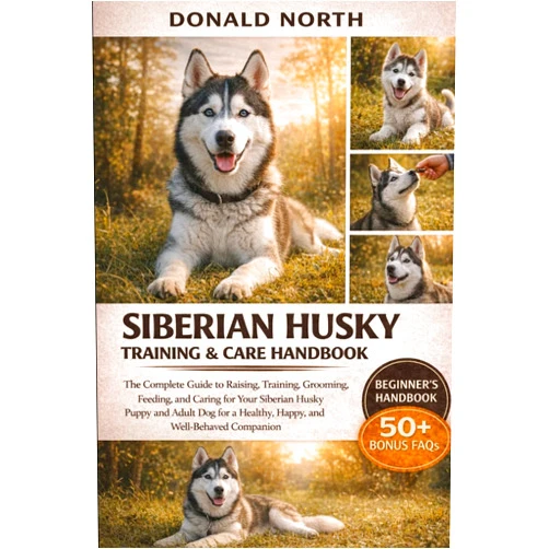 DONALD NORTH SIBERIAN HUSKY TRAINING & CARE HANDBOOK: The Complete Guide to Raising, Training, Grooming, Feeding, and Caring for Your Siberian Husky Puppy and ... a Healthy, Happy, and Well-Behaved Companion.