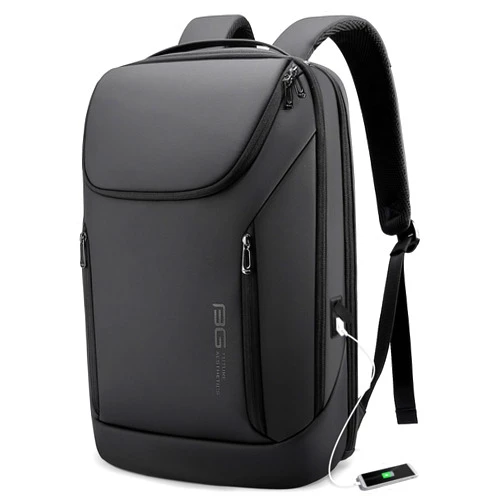 BANGE Business Smart Backpack Waterproof fit 15.6 Inch Laptop Backpack with USB Charging Port,Travel Durable Backpack