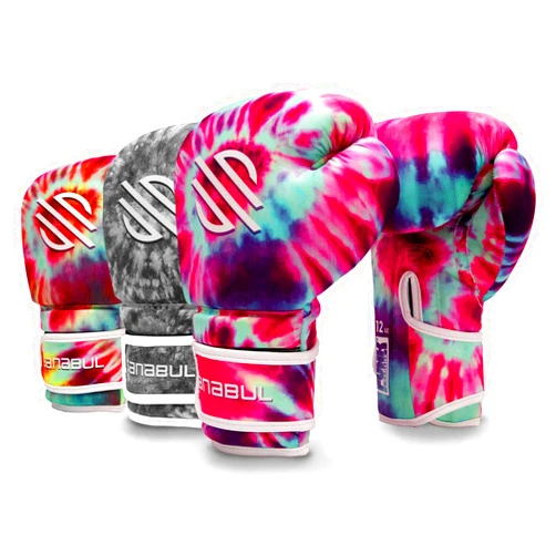 Sanabul Funk Strike Tie Dye Gel Boxing Gloves for Men & Women, Stylish and Protective Kickboxing Muay Thai Gloves for Training Sparring Punching Bag