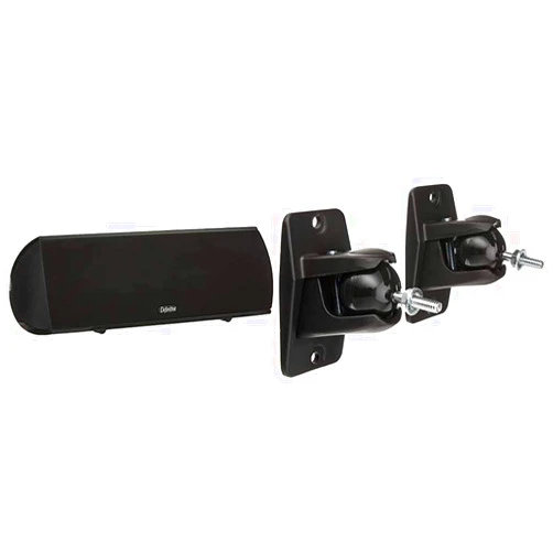 Definitive Technology Procenter 1000 Compact Center Speaker (Single, Black) & Technology VEPC Pro-Mount 90 - Pair (Black)