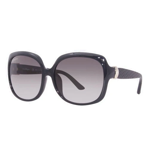 Salvatore Ferragamo Grey Gradient Rectangular Ladies Sunglasses SF739SA 001 59