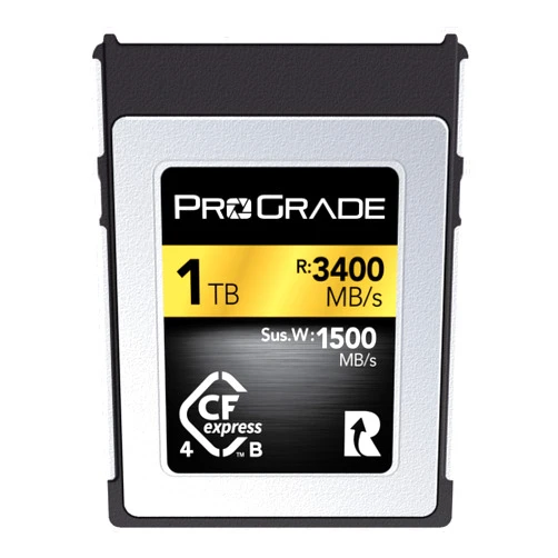 ProGrade Digital Memory Card - CFexpress 4.0 Type B for Cameras | Optimized for Express Transfer of Files & Large Storage | 1TB Gold Series