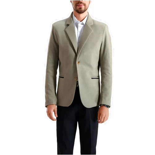 Vqishne Men's Blazer Single Breasted Notch Lapel Slim Fit Jacket Evening Party Business