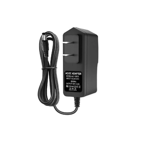 Cysljoyful 12V DC Power Supply 0.5A 500mA Universal AC Adapter, 100-240 50/60Hz Adapter to 12 Volts 0.5Amp Transformer, DC 12V Power Cord, 5.5mm x 2.5mm Plug