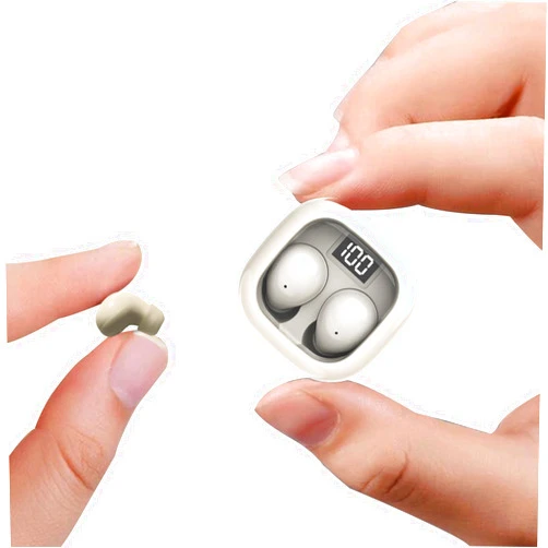 Xmenha Smallest Invisible Mini Earbuds Wireless Bluetooth, Low Profile Micro Tiny Discreet Hidden Earbuds for Work, Small Headphones, Invisible Sleep Wireless Earphone IPX5 Waterproof for Small Ear Canals