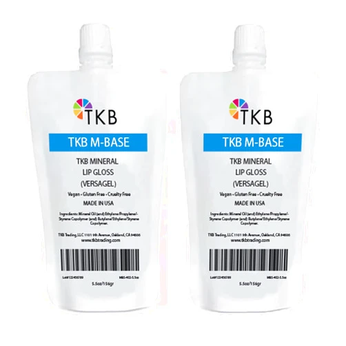 TKB Trading, LLC TKB Mineral Lip Gloss (M-Base) | Clear Versagel Base for DIY Lip Gloss, Made in USA (11 oz (2 of 5.5 oz bag))