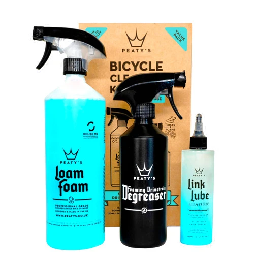 Peaty's Bicycle Cleaning Kit - Wash, Degrease, and Lubricate, Clear, 55.00 Fl Oz (Pack of 1)