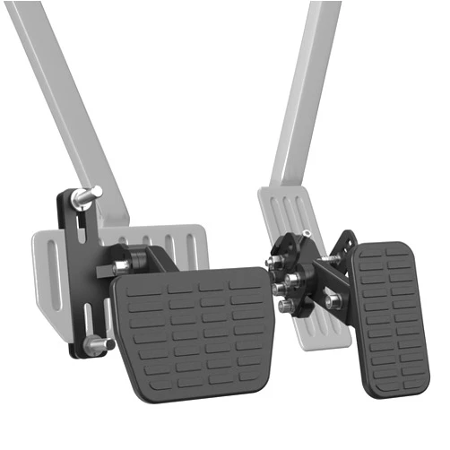 OceanicEcho Gas and Brake Pedal Extenders for Short Drivers People Driving Cars, Go Kart, Adjustable Length and Angle Auto Vehicles Brake and Accelerator Pedals (Version OE-YCQ200)
