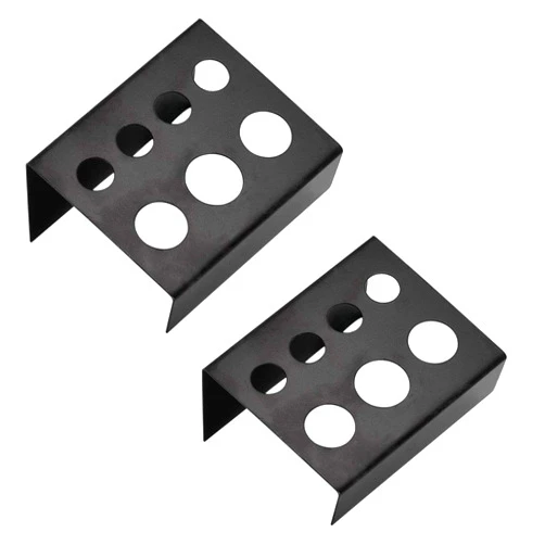Lasenersm 2 Pieces Tattoo Ink Cup Holder Tattoo Pigment Holder Tattoo Pigment Cup Holder 7 Holes Tattoo Ink Cup Holder Tattoo Machine Pen Holder Stand Tattoo Pigment Ink Cap Holder, Black
