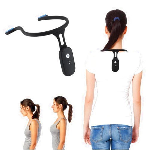 Gonetre Smart Posture Corrector And Trainer For Women Men Hanging Rechargeable Silicone Auto Induction Back Brace Posture Corrector, Intelligent Back Straightener Neck Back Brace