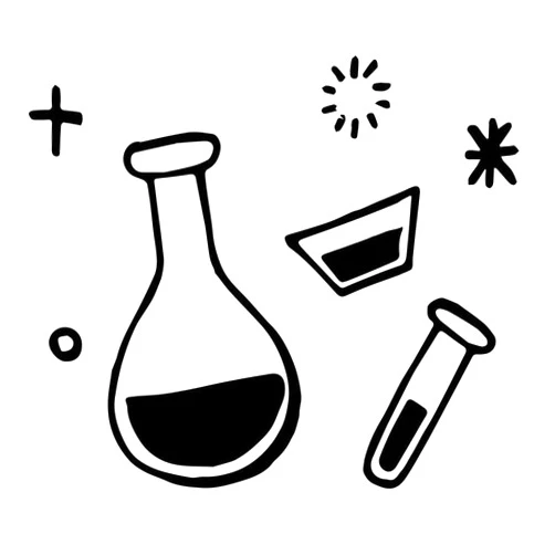 Home Find Science Laboratory Wall Decals Vinyl Chemical Element Tool Stickers Murals for School Classroom Nursery Bedroom Children Student Study Teens Kids Room Decor 19.7 x 16.5 inches