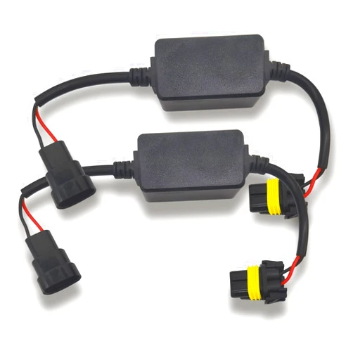 HAOBO 2 Pcs LED Canbus Error Free Anti Flickering Resistor Decoder, 9005/HB3/9006/HB4/9012 LED Decoder for LED Headlight Warning Canceller Capacitors Resistor