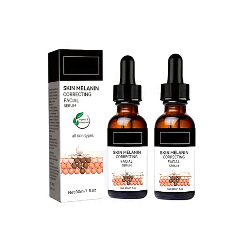 Deuiosna Melanin Correcting Facial Serum, Dark Spot Correcting Glow Serum, Mild and Not Stimulating for Any Part (2pcs)