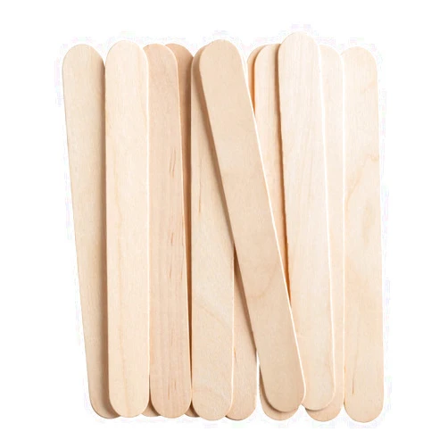 GUSTO [100 Count] Jumbo 6 Inch Wooden Multi-Purpose Popsicle Sticks, Craft Sticks for ICES, Ice Cream, Waxing, Tongue Depressor Wood Sticks (Formerly Comfy Package)