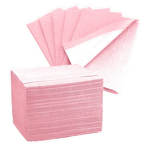 PlastCare USA Disposable Dental Bibs 13
