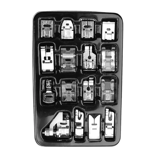 Kavolet 16PCS Sewing Machine Presser Feet Set, Professional Sewing Machine Foot Kit, Sewing Machine Parts Accessories for Brother, Babylock, Singer, Janome, Elna, Simplicity