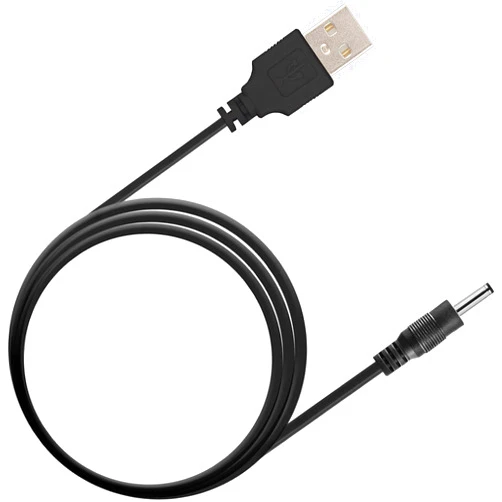 FENERGY SHOP Replacement 5V Power USB Cable - Fast Charging, Type A USB with 3.5x1.35mm Barrel Jack - Compatible with FOREO Luna, Luna 2, Luna 3, Luxe Facial, IRIS Eye Massager, Mini Fan Speakers