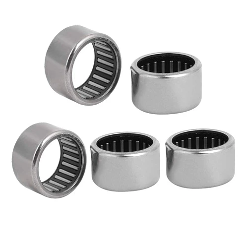 SagaSave HK1622 Needle Roller Bearings, Drawn Cup Open End, Silver Tone, 16mm Bore Dia, 22mm OD, 22mm Height (Pack of 5)