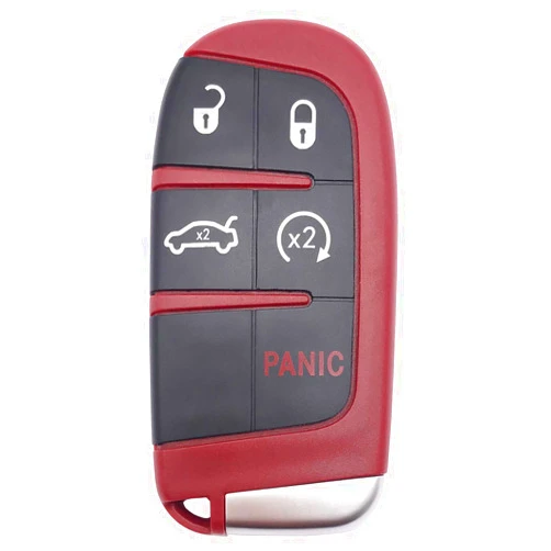 Horande Replacement Key Fob Cover Case fit for 2016 2017 2018 2019 2020 Dodge Charger Challenger Jeep Grand Cherokee Compass Cherokee Renegade Patriot Grand Comander Keyless Entry Remote Key Fob Shell