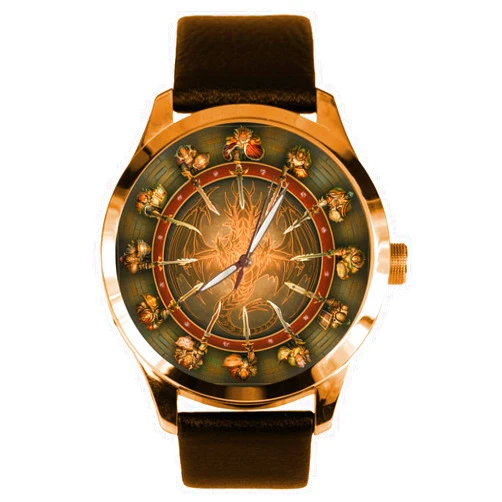 Collectible Watches Excalibur King Arthur and The Knights of The Round Table Art Solid Brass Wrist Watch