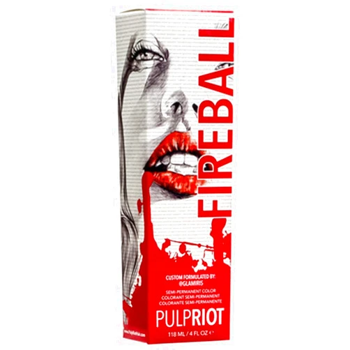 P.R. Pulp Riot Semi-Permanent Hair Color- Fireball 4oz