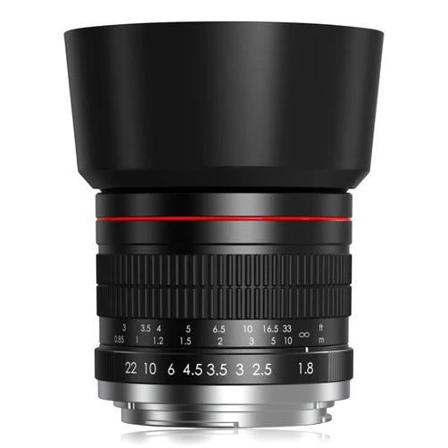 Lightdow E 85mm F1.8 Portrait Lens - Medium Telephoto Manual Focus Lens for Sony E-Mount Mirrorless Cameras Alpha A9 A7R A7S A7 A6500 A6400 A6300 A6000 A5100 A5000 NEX-7 NEX-6 NEX-5T NEX-5R