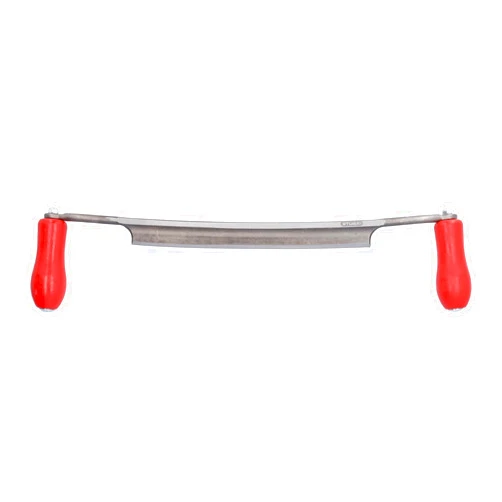 Stubai 336003 Draw Knife 240mm with PVC Edge Guard, Silver/Red