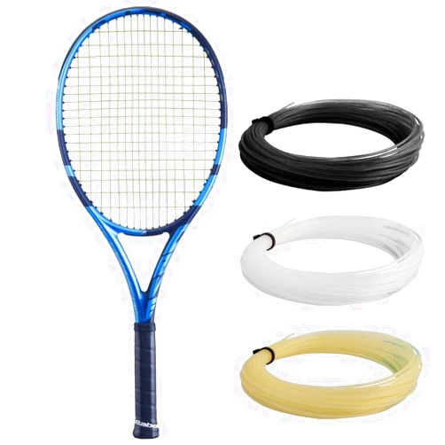 Babolat Pure Drive 107 Tennis Racquet (10th Gen) Strung with 16g Babolat Syn Gut at Mid-Range Tension