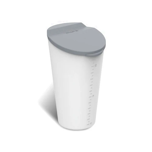 BMZX Car Trash Can with Lid Small Car Cup Holder Trash Bin Car Door Pocket Garbage Can Bin Trash Container Fits Auto Home Office, Grey 1 Pack